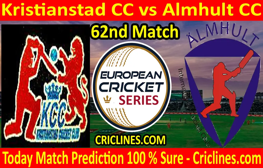 Today Match Prediction-Kristianstad CC vs Almhult CC-ECS T10 Gothenburg Series-62ndt Match-Who Will Win