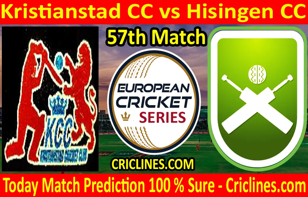 Today Match Prediction-Kristianstad CC vs Hisingen CC-ECS T10 Gothenburg Series-57th Match-Who Will Win