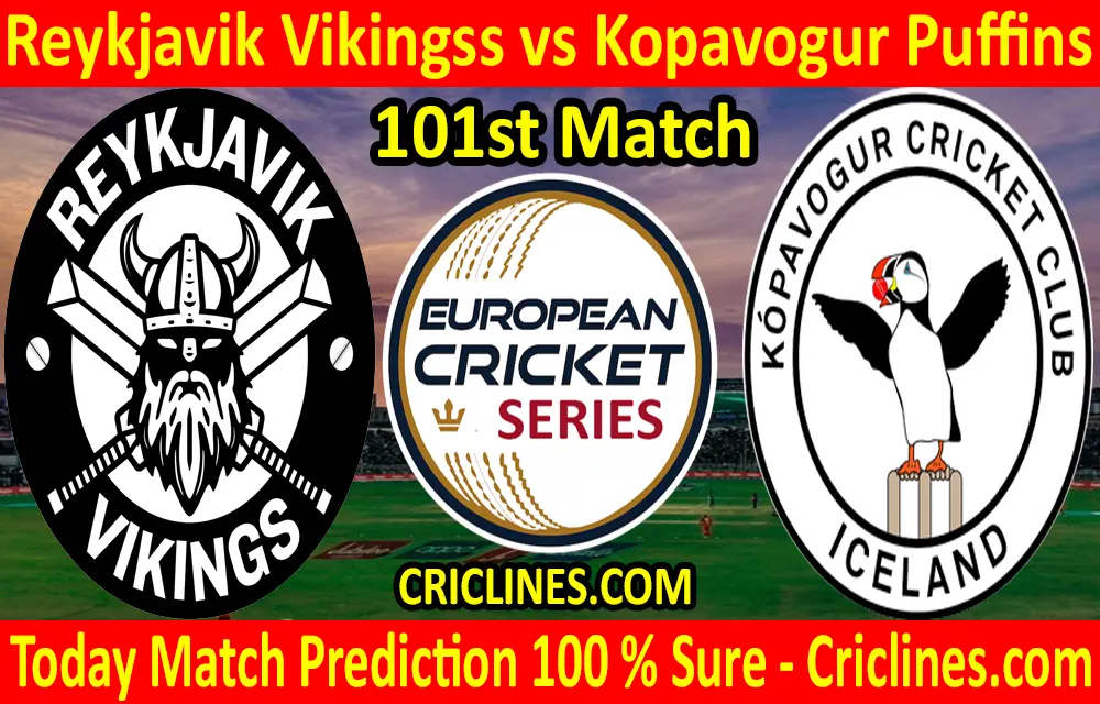 Today Match Prediction-Reykjavik Vikingss vs Kopavogur Puffins-ECS T10 Iceland Series-101st Match-Who Will Win