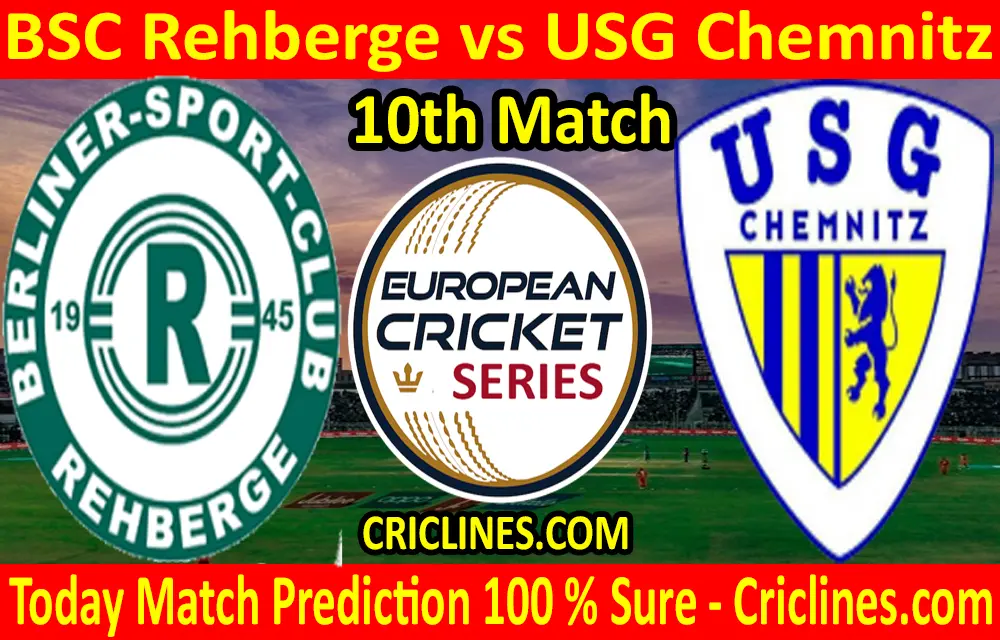 Today Match Prediction-BSC Rehberge vs USG Chemnitz-ECS T10 Dresden Series-10th Match-Who Will Win