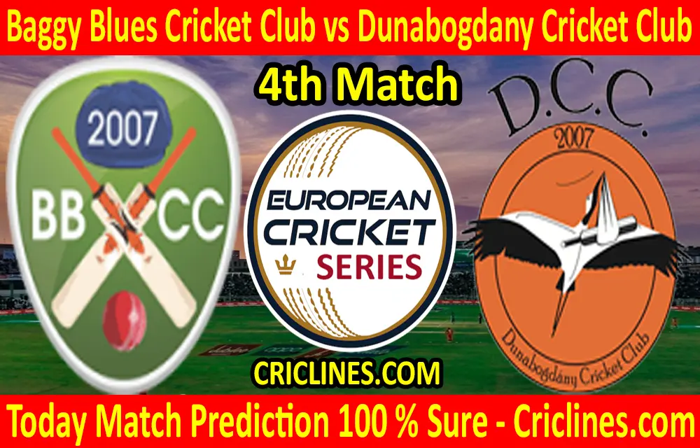 Today Match Prediction-Baggy Blues Cricket Club vs Dunabogdany Cricket Club-ECS T10 Hungary Series-4th Match-Who Will Win