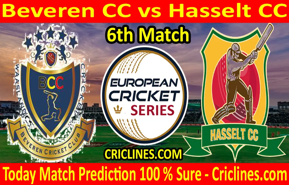 Today Match Prediction-Beveren CC vs Hasselt CC-ECS T10 Belgium Series-6th Match-Who Will Win