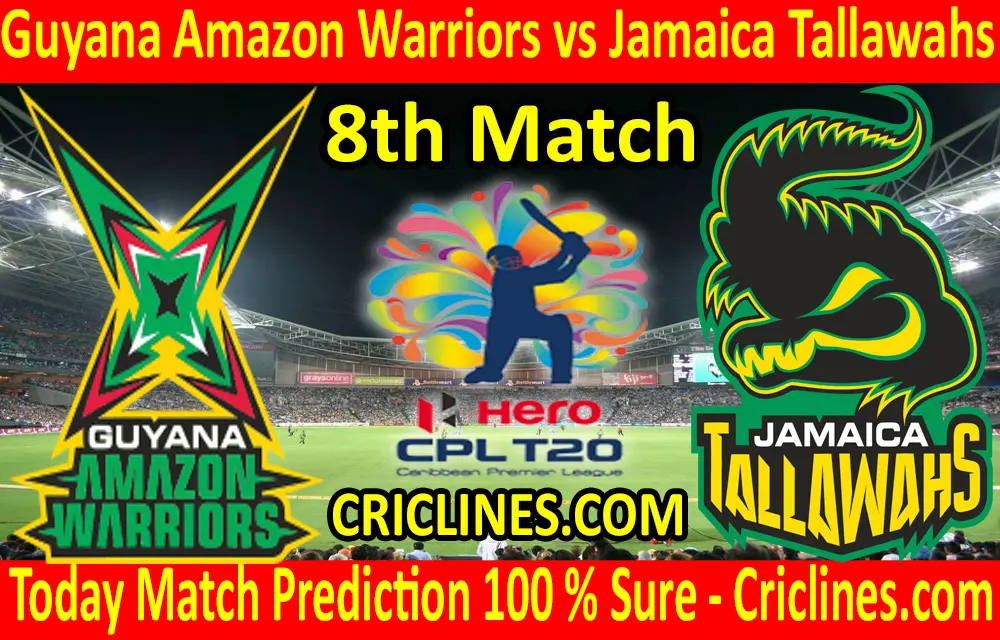 Today Match Prediction-Guyana Amazon Warriors vs Jamaica Tallawahs-CPL T20 2020-8th Match-Who Will Win