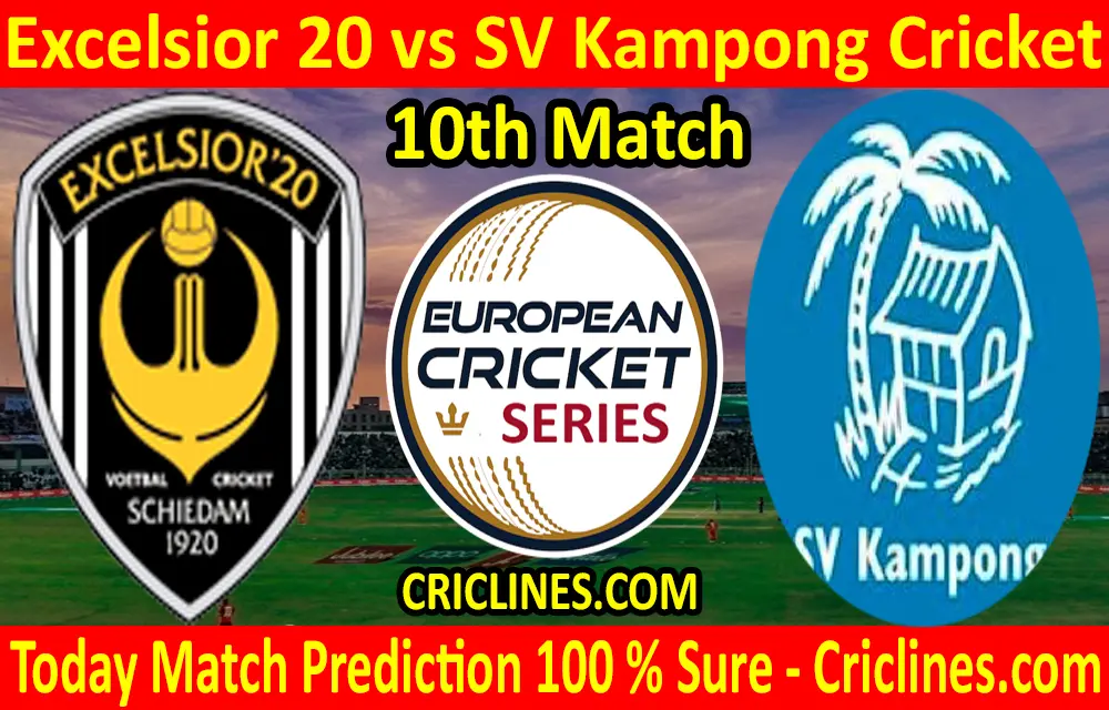Today Match Prediction-Excelsior 20 vs SV Kampong Cricket-ECS T10 Capelle Series-10th Match-Who Will Win