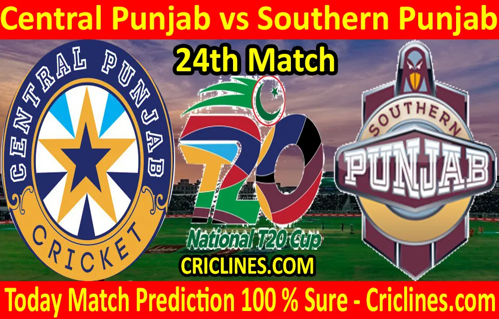 Today Match Prediction-Central Punjab vs Southern Punjab-T20 Cup 2020-24th Match-Who Will Win