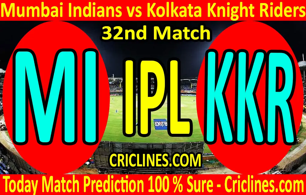 Today Match Prediction-Mumbai Indians vs Kolkata Knight Riders-IPL T20 2020-32nd Match-Who Will Win