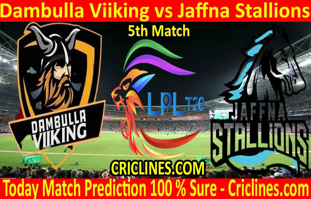 Today Match Prediction-Dambulla Viiking vs Jaffna Stallions-LPL T20 2020-5th Match-Who Will Win