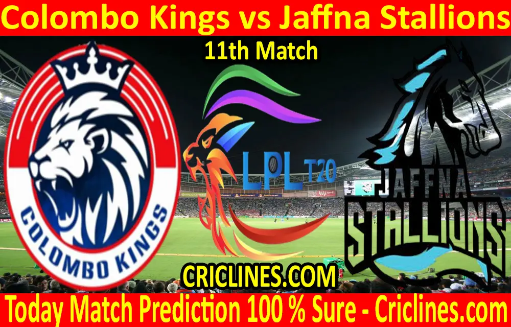 Today Match Prediction-Colombo Kings vs Jaffna Stallions-LPL T20 2020-11th Match-Who Will Win