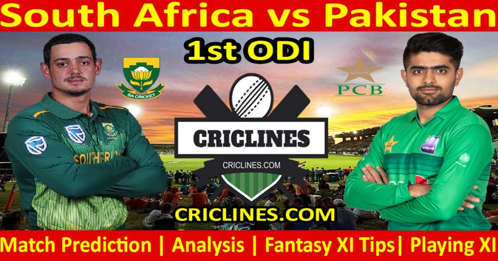 Today Match Prediction-South Africa Vs Pakistan-1st ODI-Who Will Win