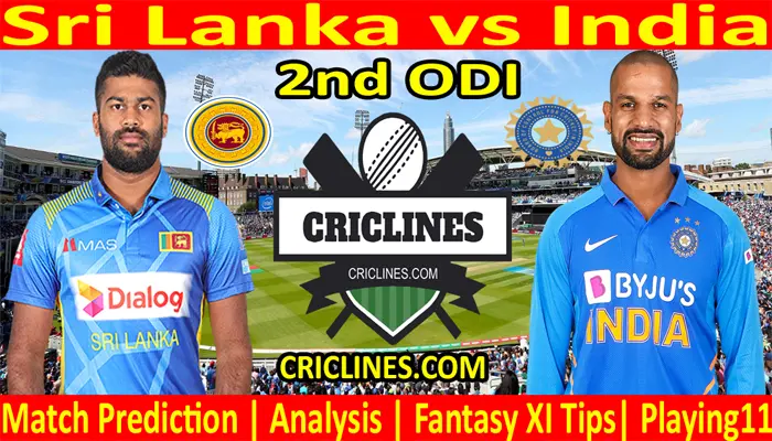 Today Match Prediction-Sri Lanka vs India-2nd ODI 2021-Who Will Win