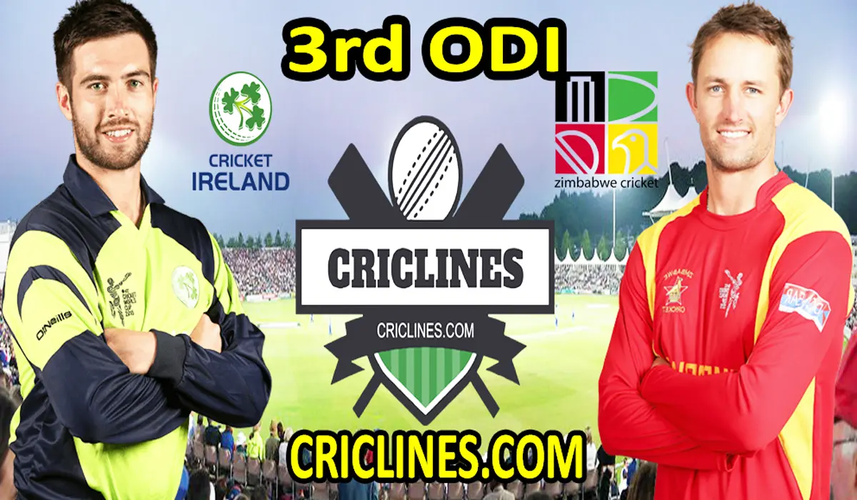Today Match Prediction-IRE vs ZIM-3rd ODI-2021-Who Will Win