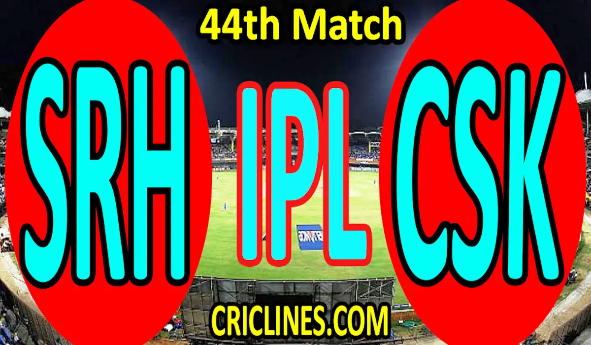 Today Match Prediction-SRH vs CSK-IPL T20 2021-44th Match-Who Will Win