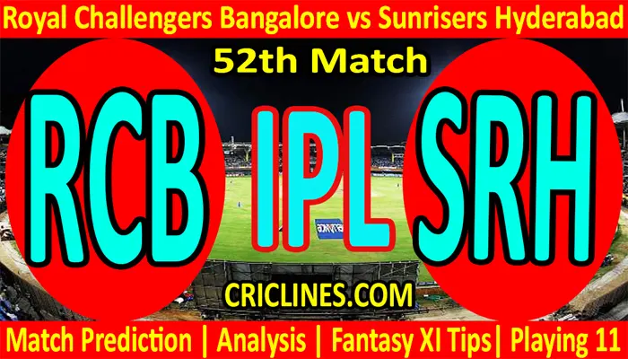 Today Match Prediction-RCB vs SRH-IPL T20 2021-52nd Match-Who Will Win