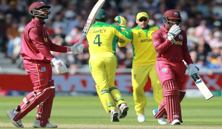 Australia vs West Indies Head to Head Matches Record