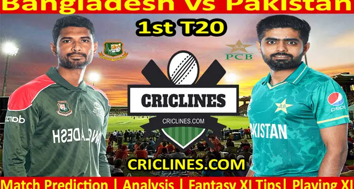 Today Match Prediction-BAN vs PAK-1st T20 2021-Who Will Win