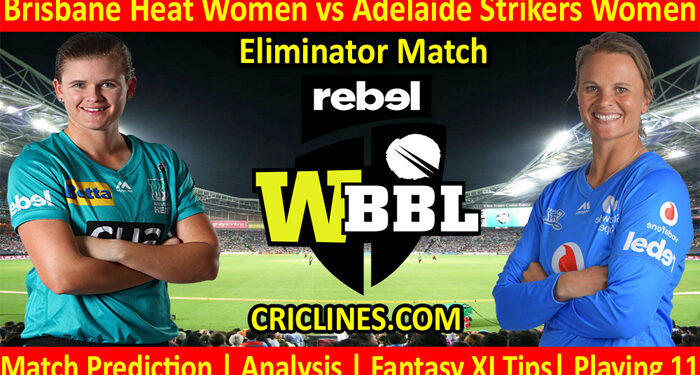 Today Match Prediction-BHW vs ADW-WBBL T20 2021-Eliminator Match-Who Will Win