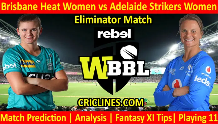 Today Match Prediction-BHW vs ADW-WBBL T20 2021-Eliminator Match-Who Will Win