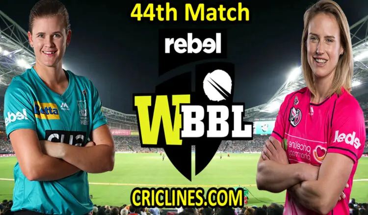 Today Match Prediction-Brisbane Heat Women vs Sydney Sixers Women-WBBL T20 2021-44th Match-Who Will Win