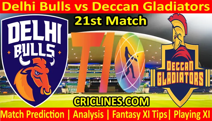 Today Match Prediction-DB vs DG-Abu Dhabi T10 League-21st match-Who Will Win