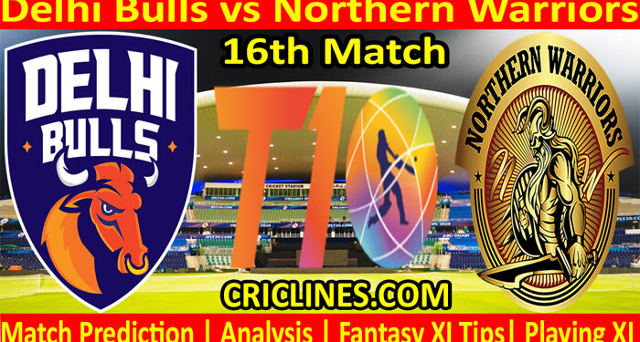 Today Match Prediction-DB vs NW-Abu Dhabi T10 League-16th match-Who Will Win