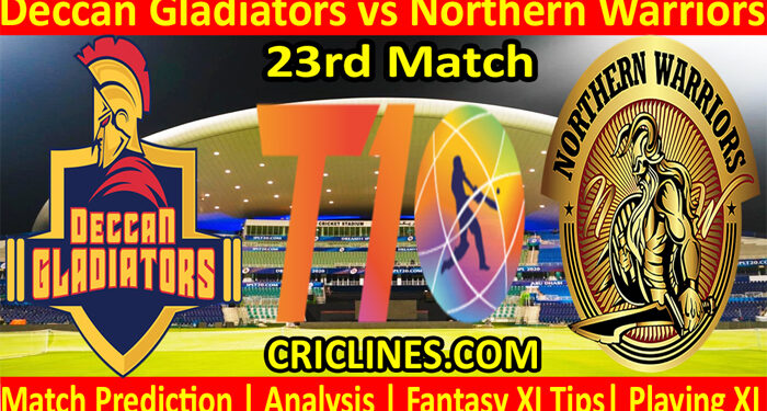 Today Match Prediction-DG vs NW-Abu Dhabi T10 League-23rd match-Who Will Win