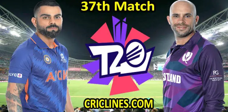 Today Match Prediction-India vs Scotland-WTC 21-37th Match-Who Will Win