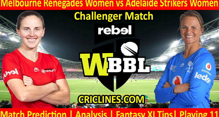Today Match Prediction-MRW vs ADW-WBBL T20 2021-Challenger Match-Who Will Win
