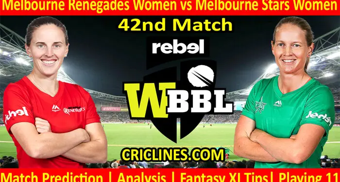 Today Match Prediction-MRW vs MSW-WBBL T20 2021-42nd Match-Who Will Win
