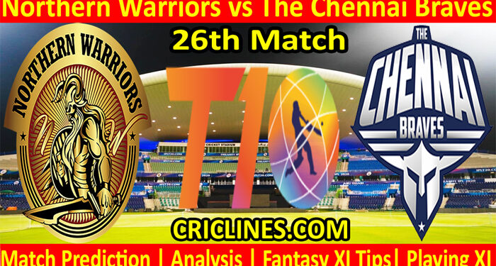 Today Match Prediction-NW vs TCB-Abu Dhabi T10 League-26th match-Who Will Win