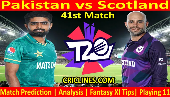 Today Match Prediction-PAK vs SCO-WTC 21-41st Match-Who Will Win