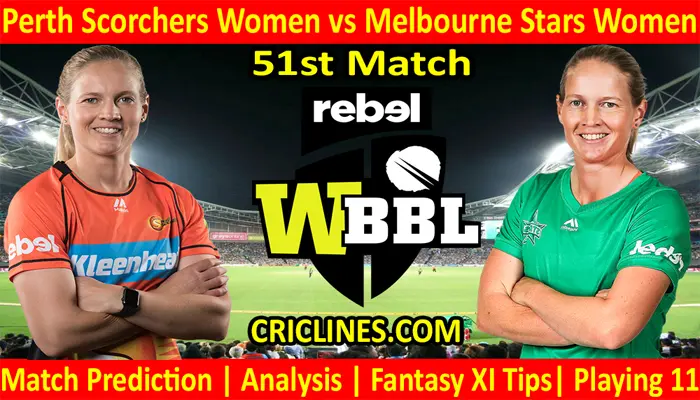 Today Match Prediction-PSW vs MSW-WBBL T20 2021-51st Match-Who Will Win