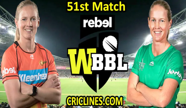 Today Match Prediction-Perth Scorchers Women vs Melbourne Stars Women-WBBL T20 2021-51st Match-Who Will Win