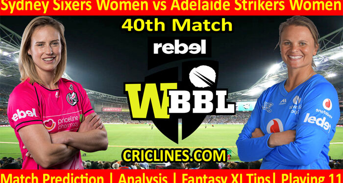 Today Match Prediction-SSW vs ADW-WBBL T20 2021-40th Match-Who Will Win