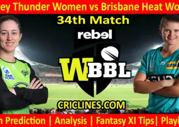 Today Match Prediction-STW vs BHW-WBBL T20 2021-34th Match-Who Will Win