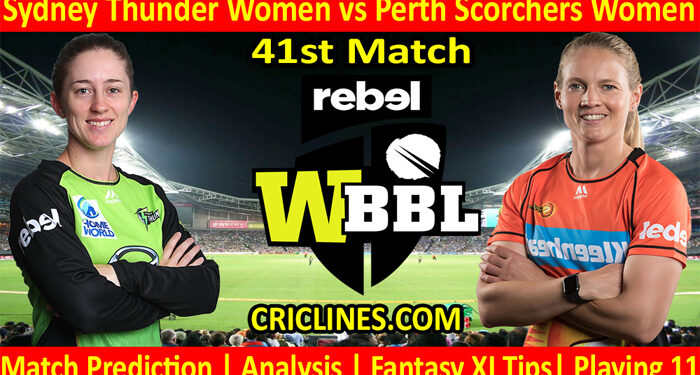 Today Match Prediction-STW vs PSW-WBBL T20 2021-41st Match-Who Will Win