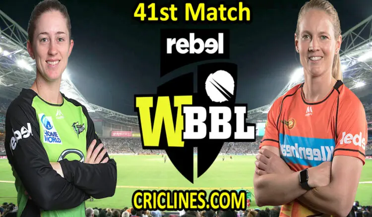 Today Match Prediction-Sydney Thunder Women vs Perth Scorchers Women-WBBL T20 2021-41st Match-Who Will Win