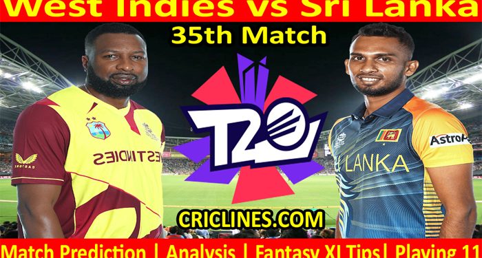Today Match Prediction-WI vs SL-WTC 21-35th Match-Who Will Win