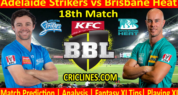 ADS vs BBH-Today Match Prediction-BBL T20 2021-22-18th Match-Who Will Win