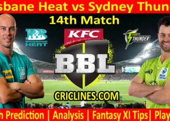 BBH vs SYT-Today Match Prediction-BBL T20 2021-22-14th Match-Who Will Win