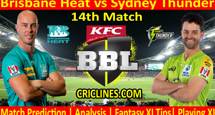 BBH vs SYT-Today Match Prediction-BBL T20 2021-22-14th Match-Who Will Win