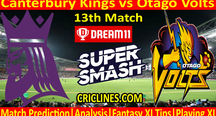 CKS vs OTV-Today Match Prediction-Super Smash T20 2021-22-13th Match-Who Will Win