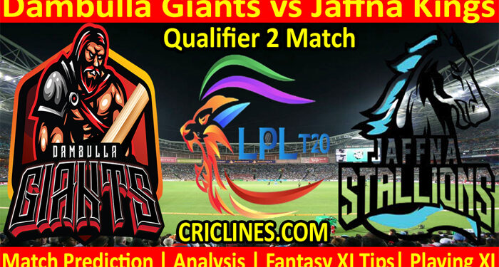 DGS vs JKS-Today Match Prediction-LPL T20 2021-Qualifier 2-Who Will Win