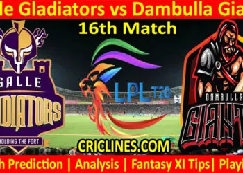GGS vs DGS-Today Match Prediction-LPL T20 2021-16th Match-Who Will Win