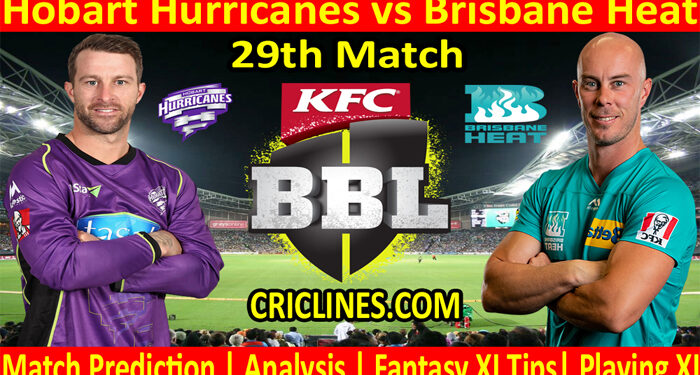 HHS vs BBH-Today Match Prediction-BBL T20 2021-22-29th Match-Who Will Win