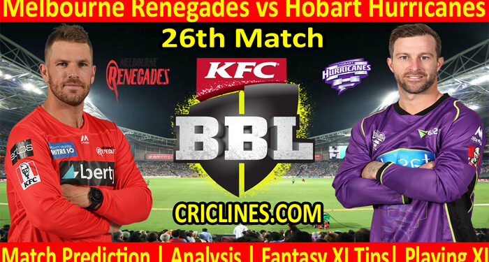 MRS vs HHS-Today Match Prediction-BBL T20 2021-22-26th Match-Who Will Win