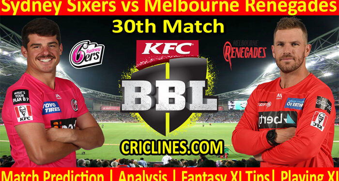SYS vs MRS-Today Match Prediction-BBL T20 2021-22-30th Match-Who Will Win