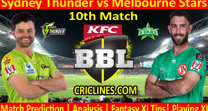 SYT vs MLS-Today Match Prediction-BBL T20 2021-22-10th Match-Who Will Win
