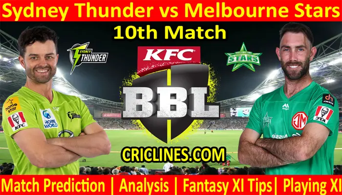 SYT vs MLS-Today Match Prediction-BBL T20 2021-22-10th Match-Who Will Win