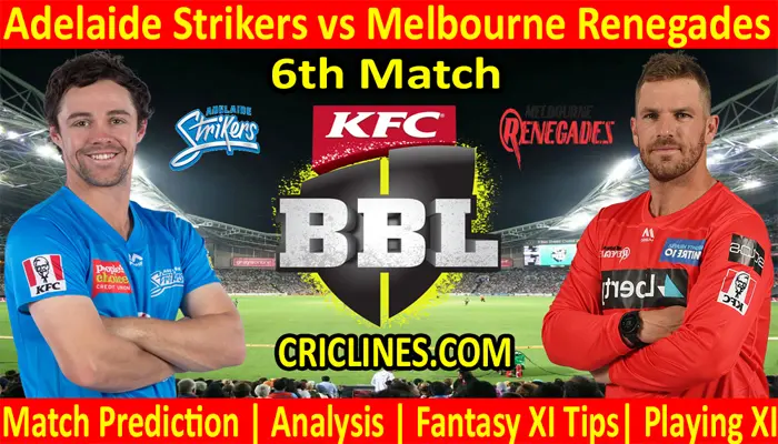 Today Match Prediction-ADS vs MRS-BBL T20 2021-22-6th Match-Who Will Win