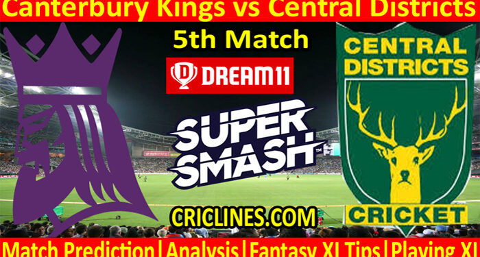 Today Match Prediction-CKS vs CDS-Super Smash T20 2021-22-5th Match-Who Will Win